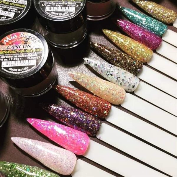 Mia Secret Flash Neon Nail Art Powder Collection (6pc)