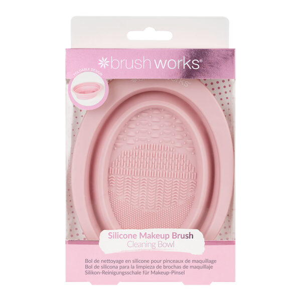 Brushworks Silicone Makeup Brush Cleaning Bowl